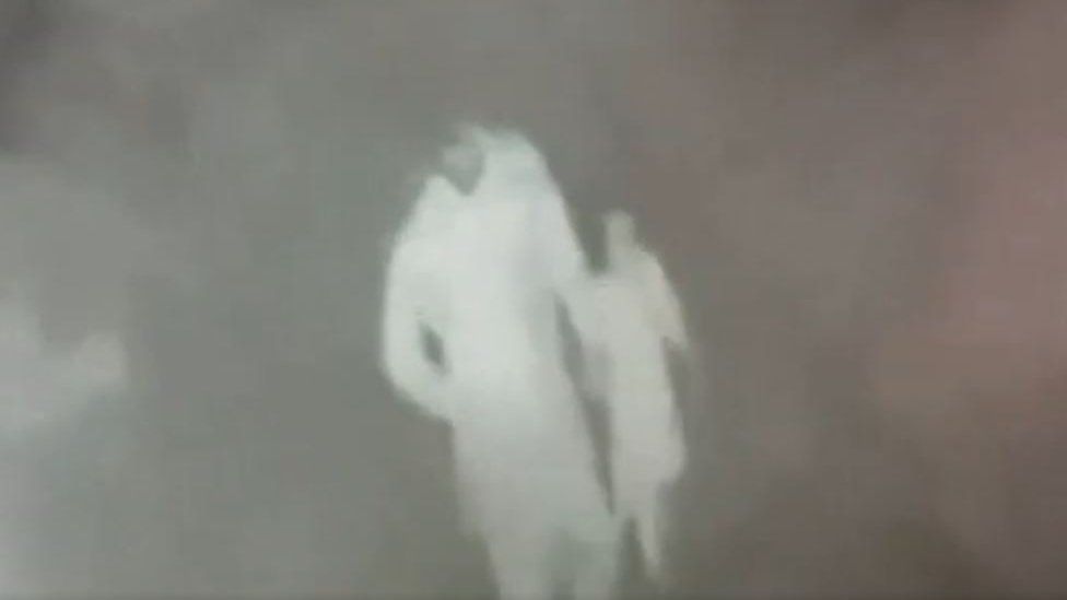 CCTV footage showing a man leading Zainab away before she died