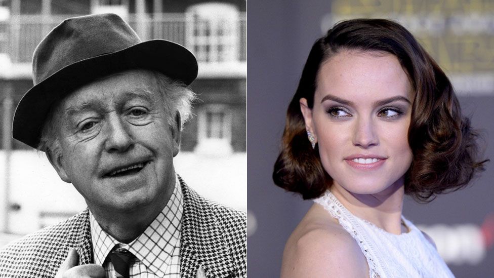 Arnold Ridley and Daisy Ridley