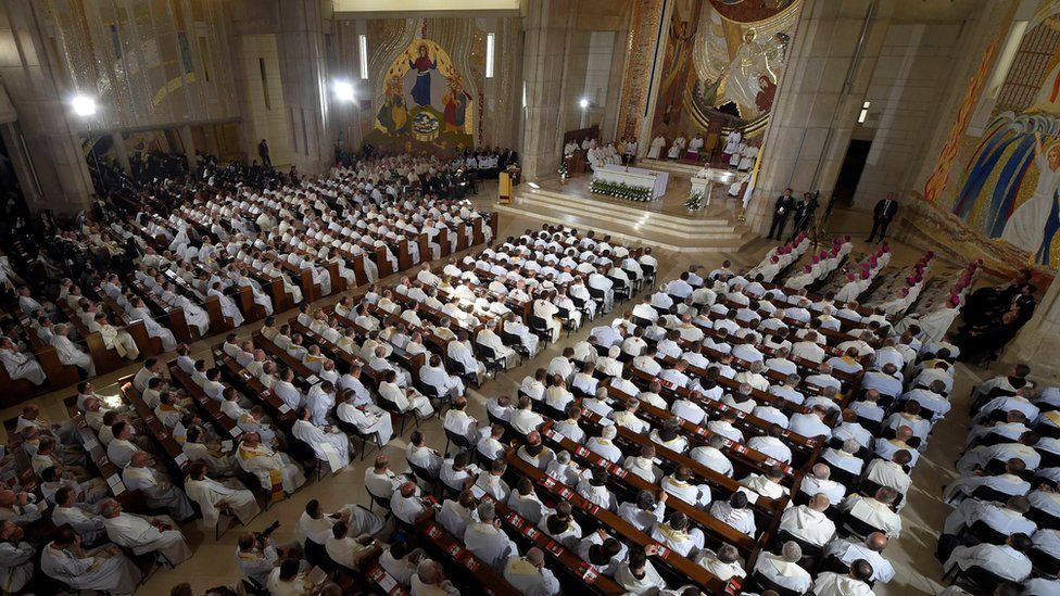 Mass in the Sanctuary of John Paul II