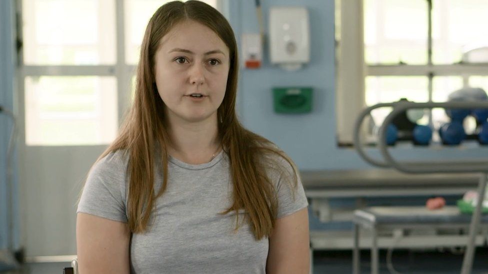 A picture of Megan Higgins from the NHS's new videon on long Covid