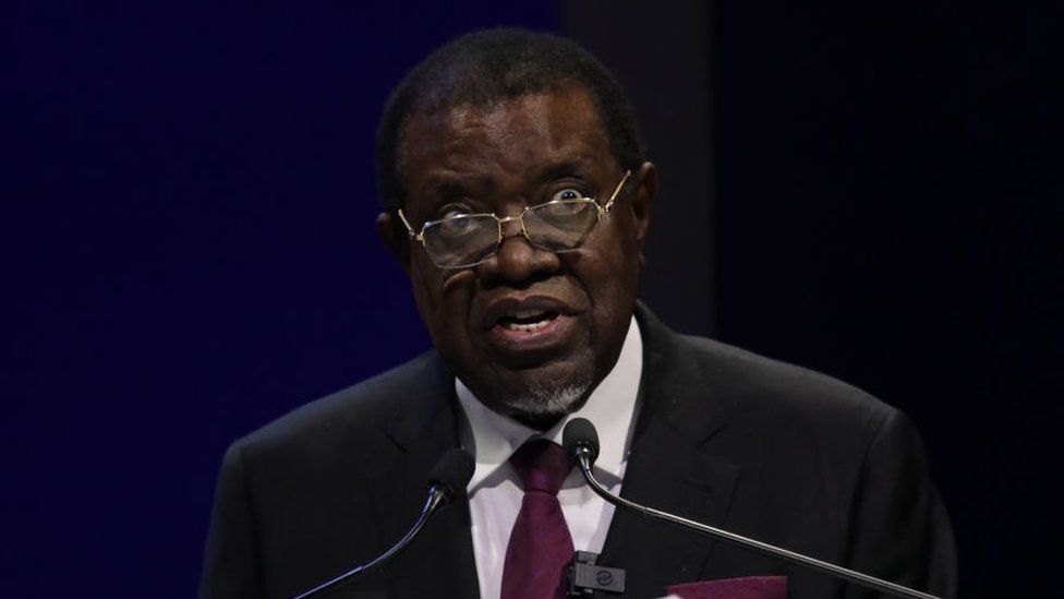 President of Namibia Hage Geingob