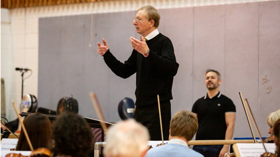 Colin Bowen and Jean-Claude Picard during Scottish Ballet Orchestra rehearsals. Credit Sally Jubb (24).jpg