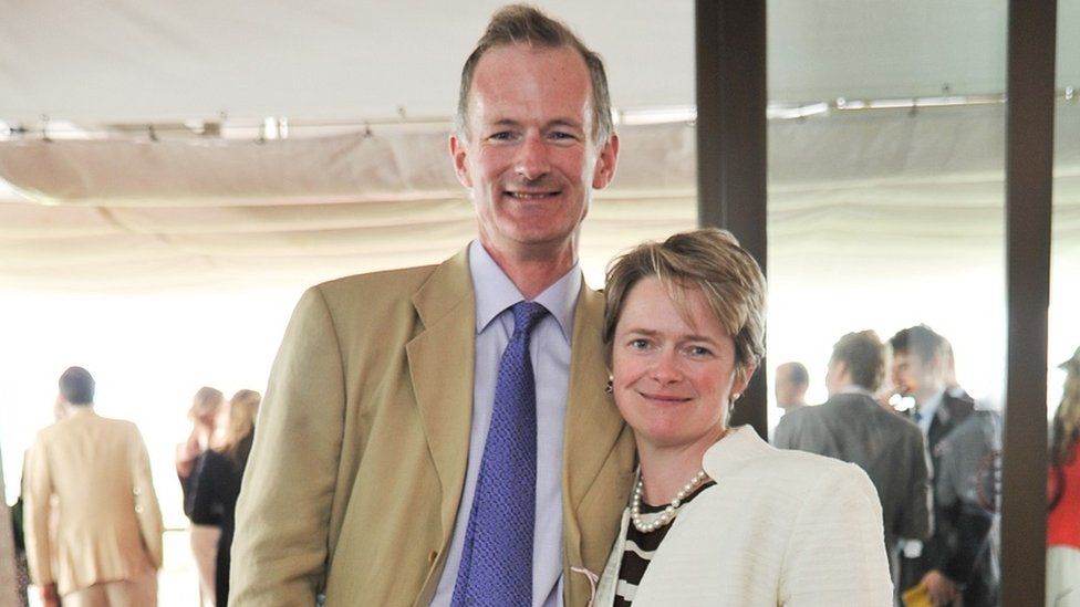 John Penrose MP and his wife Dido Harding