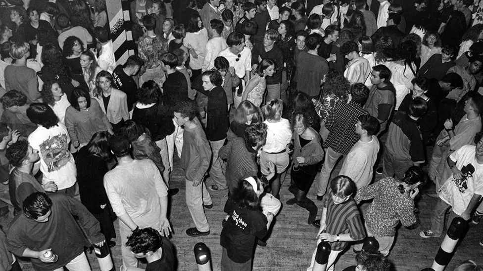 Hacienda nightclub in 1990