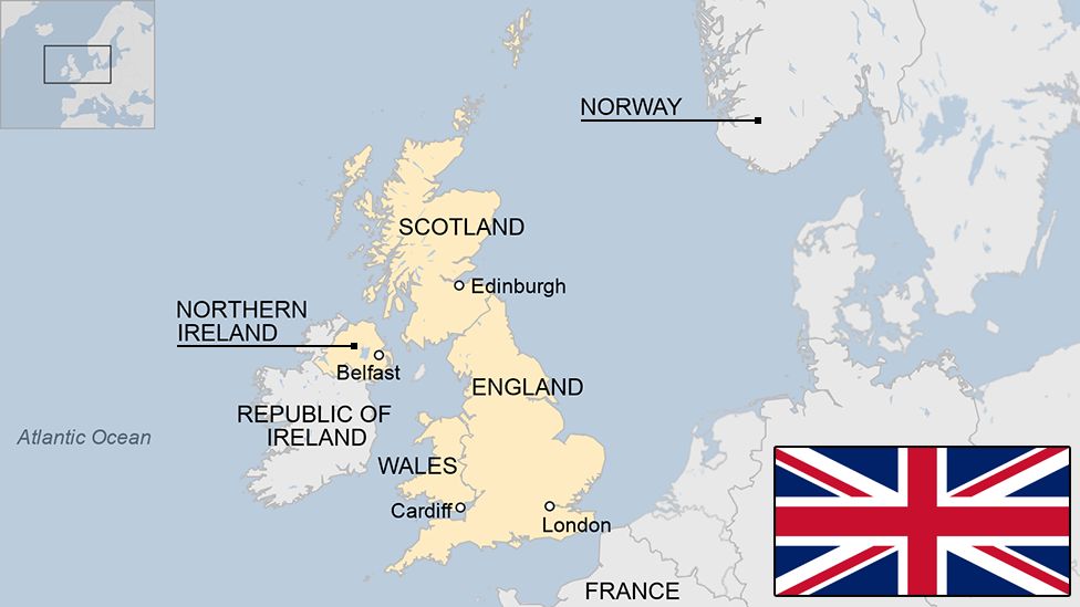 map of the United Kingdom