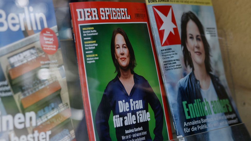 German newsstand