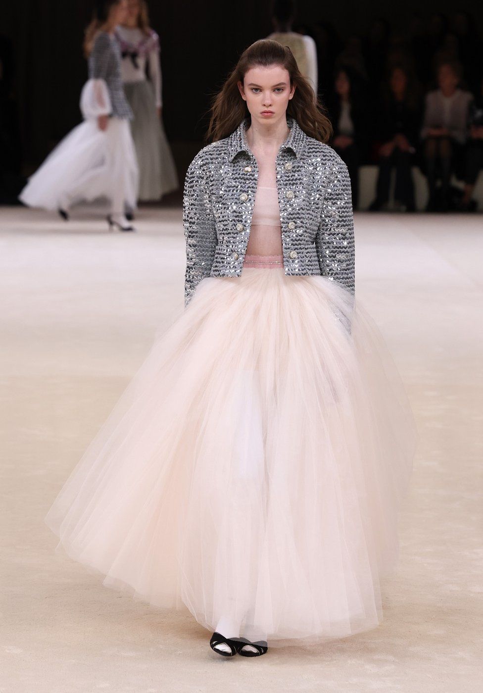 Alice McGrath walking for Chanel couture