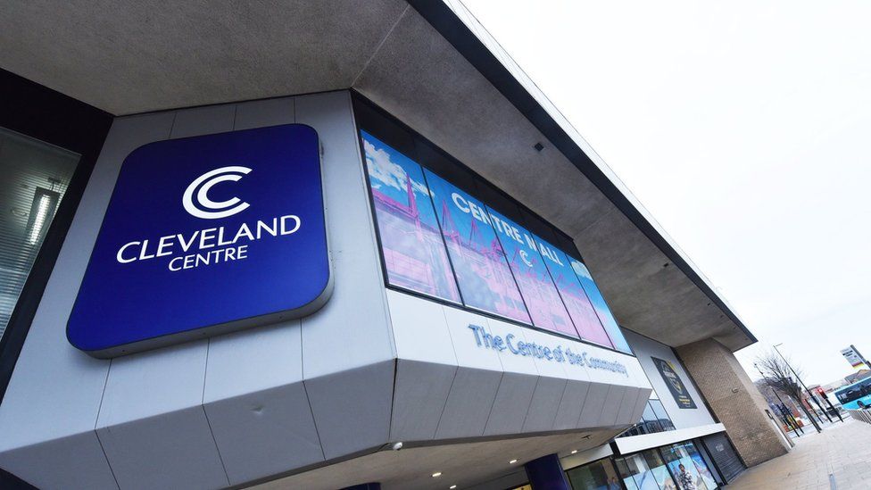 Cleveland Centre entrance on Grange Road, Middlesbrough