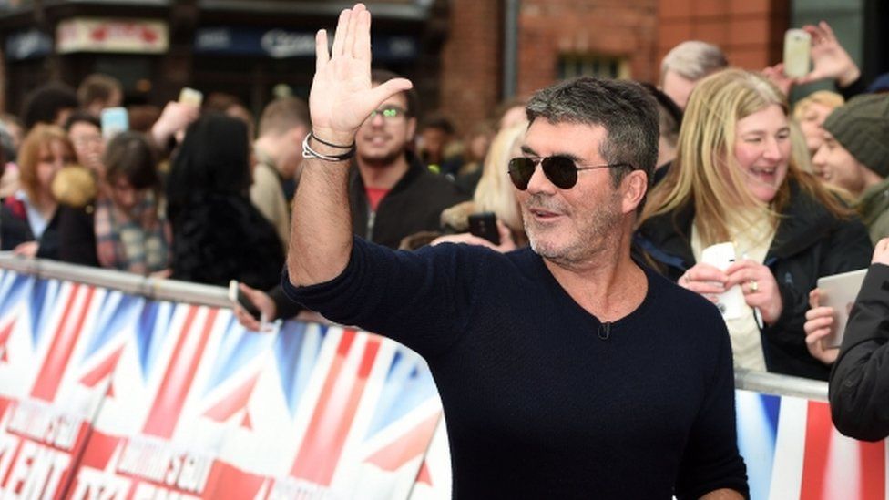 Simon Cowell attending the auditions for Britain's Got Talent at the Birmingham Hippodrome Theatre