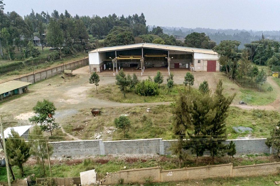 The depot outside Nairobi where Ross and Haswell relocated Spencon