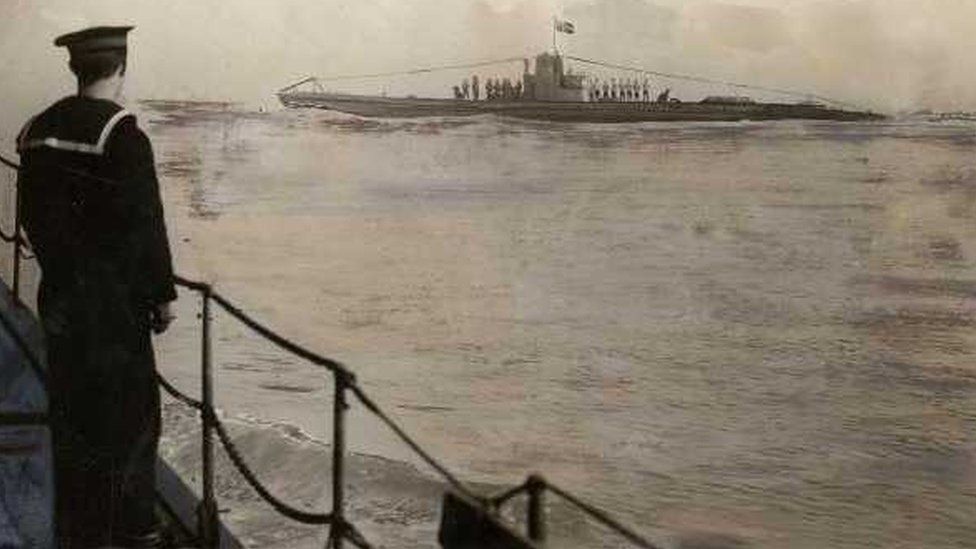 U-boat in Harwich