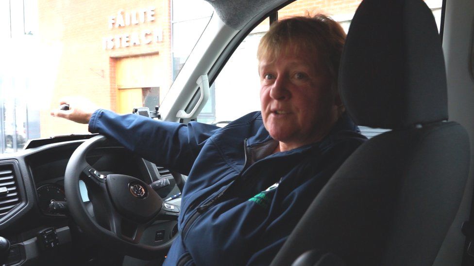 Diane Woods has been a driver with community transport for 20 years.