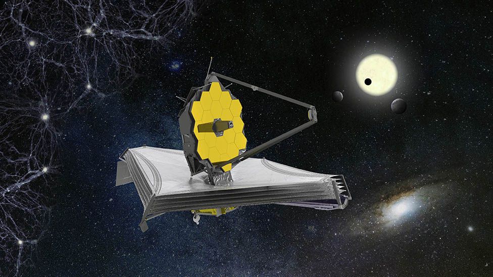 Illustration of the James Webb Space Telescope