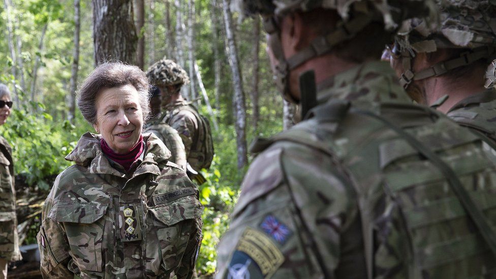 Princess Anne has been promoted by the Army and Royal Air Force to mark her 70th birthday