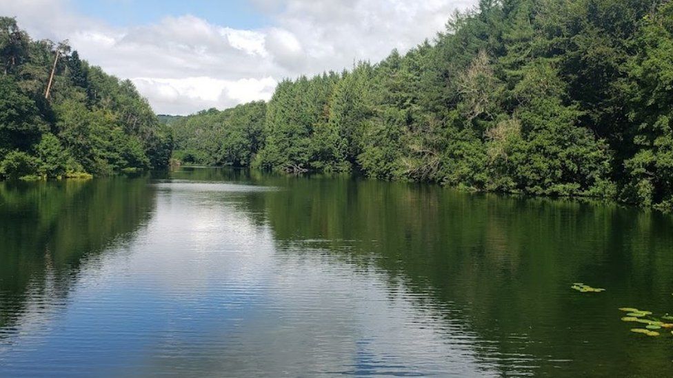 Woodchester Park lake