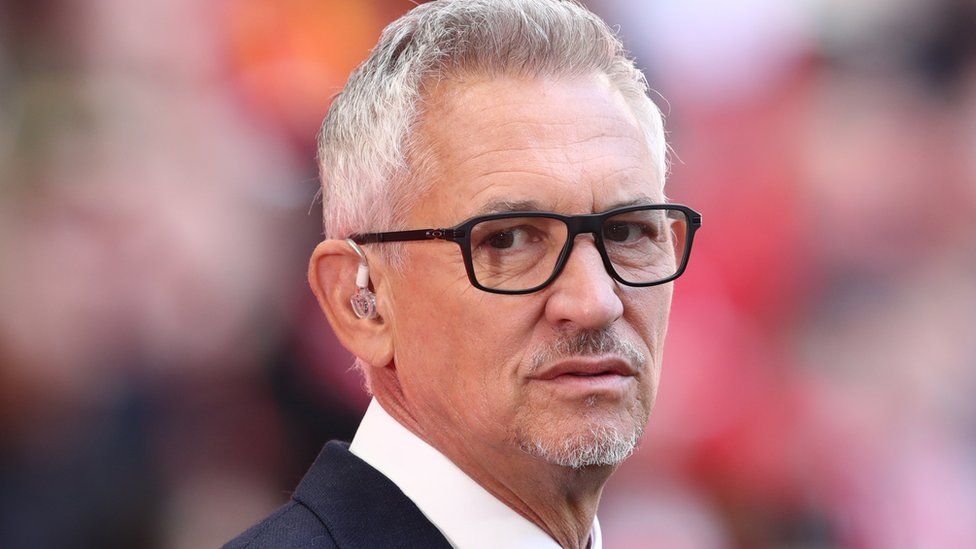 Gary Lineker presents the BBC's flagship football show, Match of the Day