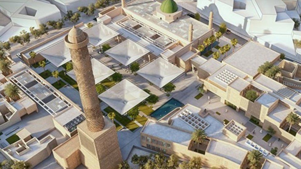 Эскиз восстановленной мечети