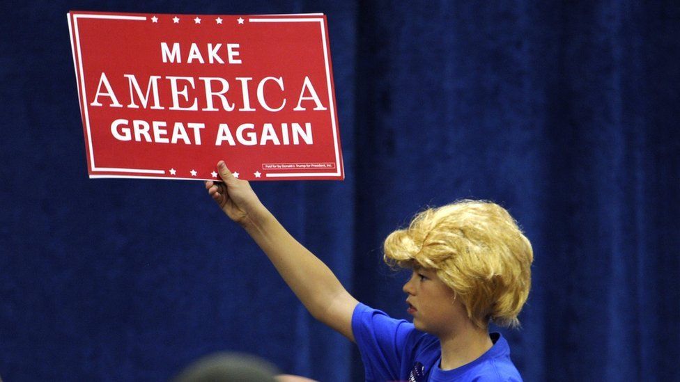 How fancy dress shops predicted a Trump victory BBC News