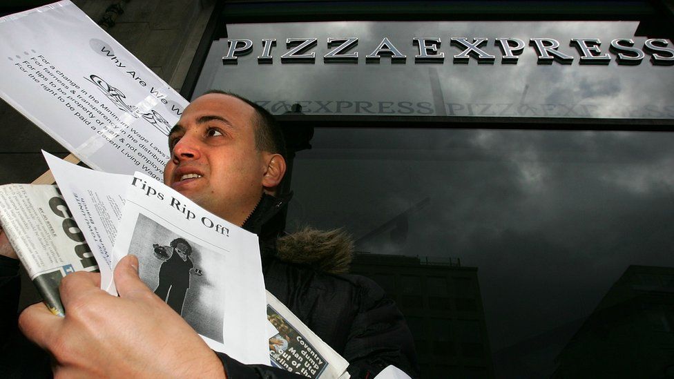 Акция протеста "Пицца Экспресс" в 2007 году