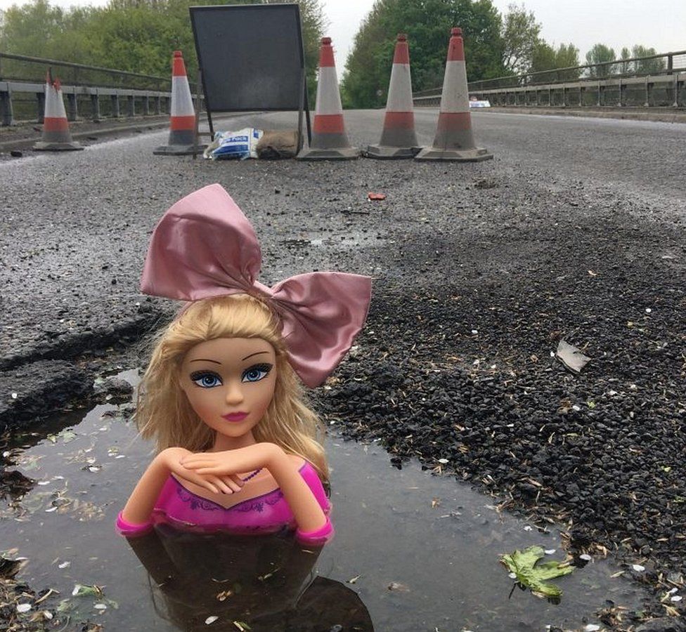 Pothole in Swindon