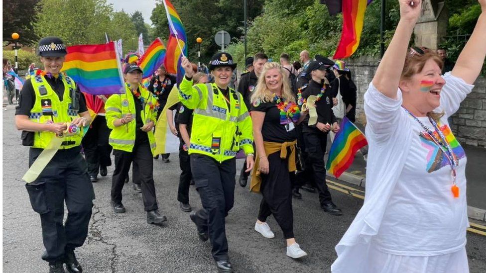 Bournemouth Pride festival celebrates NHS staff and key workers BBC News