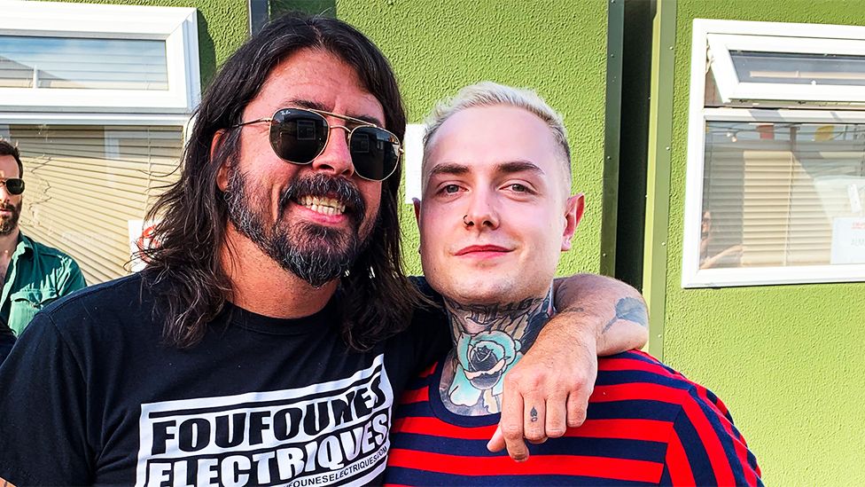 Dave Grohl and Gabriel