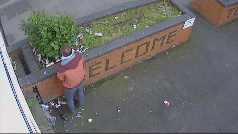 Cctv Of Urinating Men In Walsall Street Posted Online Bbc News