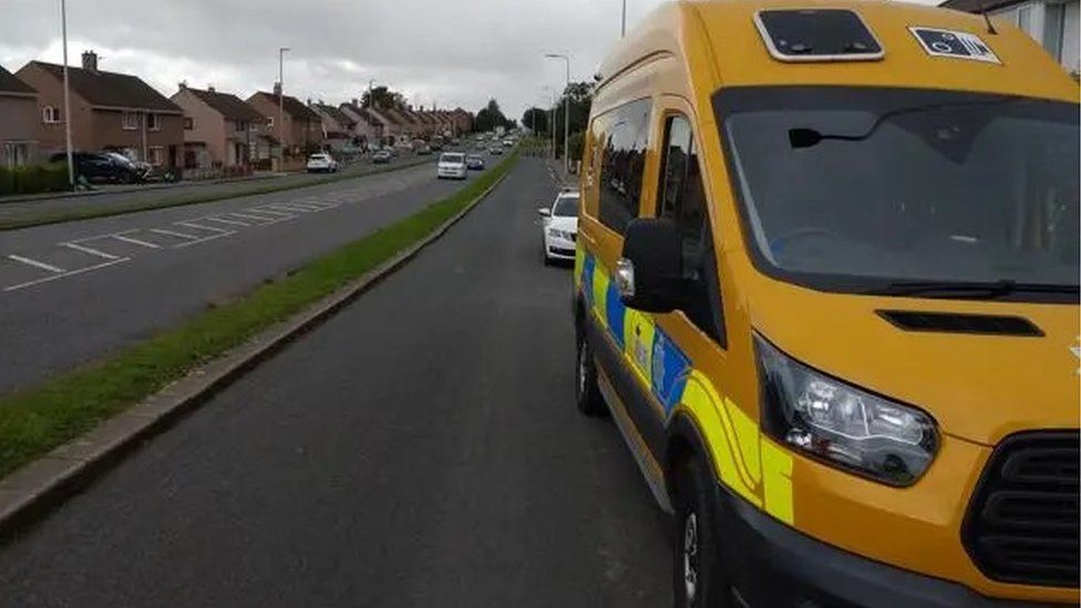 Cumbria Police safety camera van