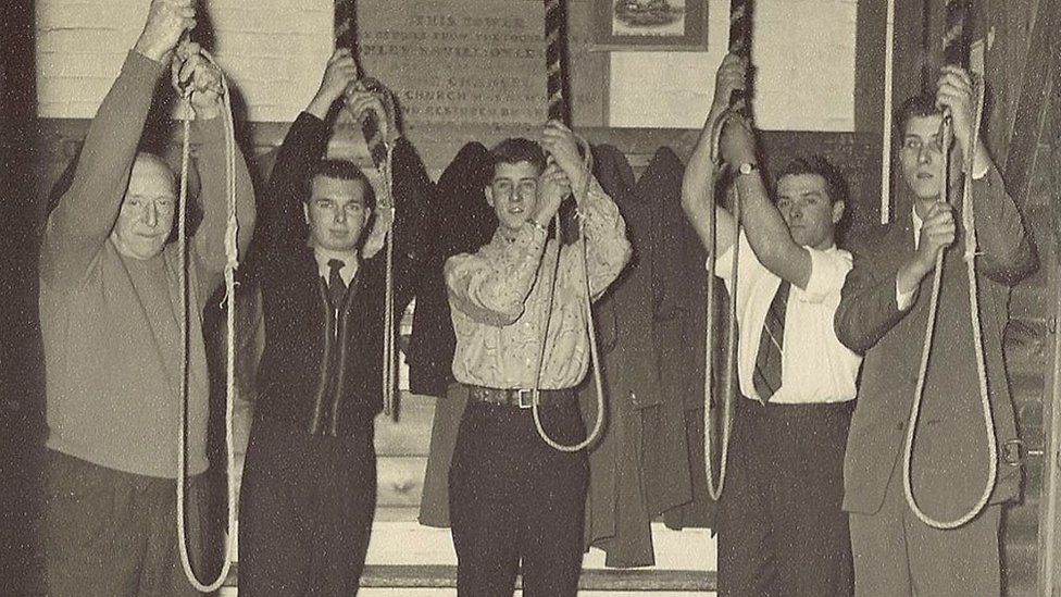 Ringers at All Saints Church, Stisted