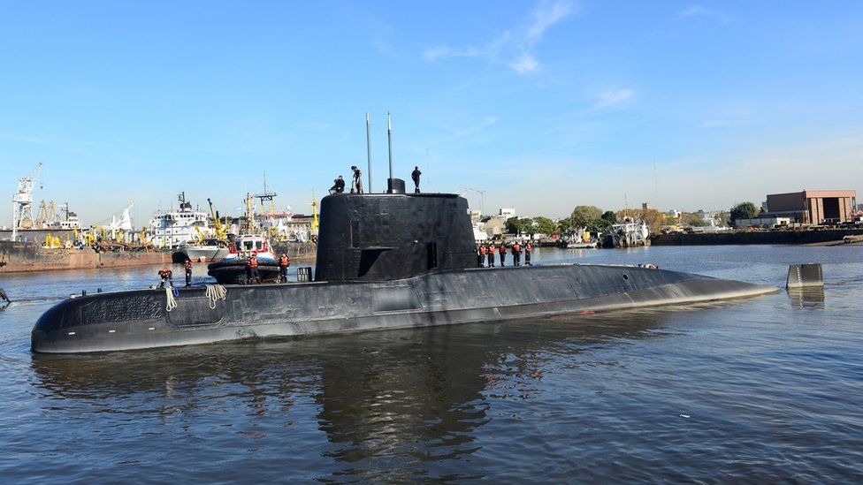 The Argentine military submarine ARA San Juan