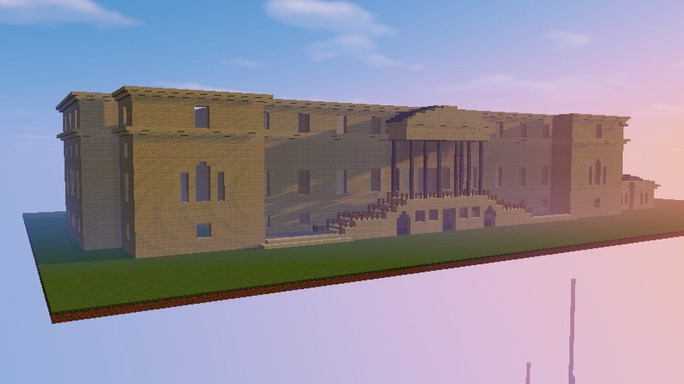 Penicuik House in Minecraft