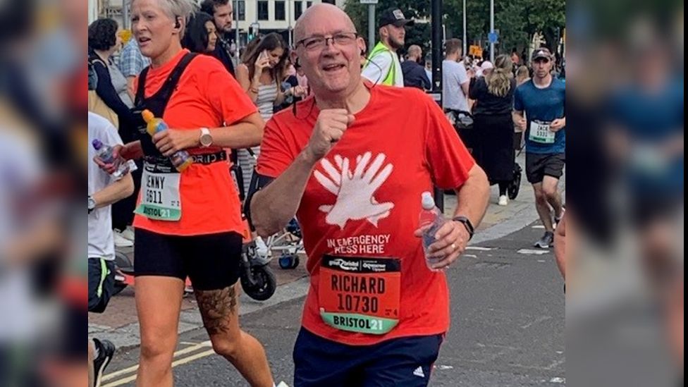 Richard George running