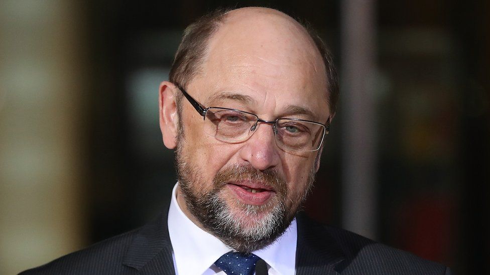Martin Schulz announcing resignation, 13 Feb 18