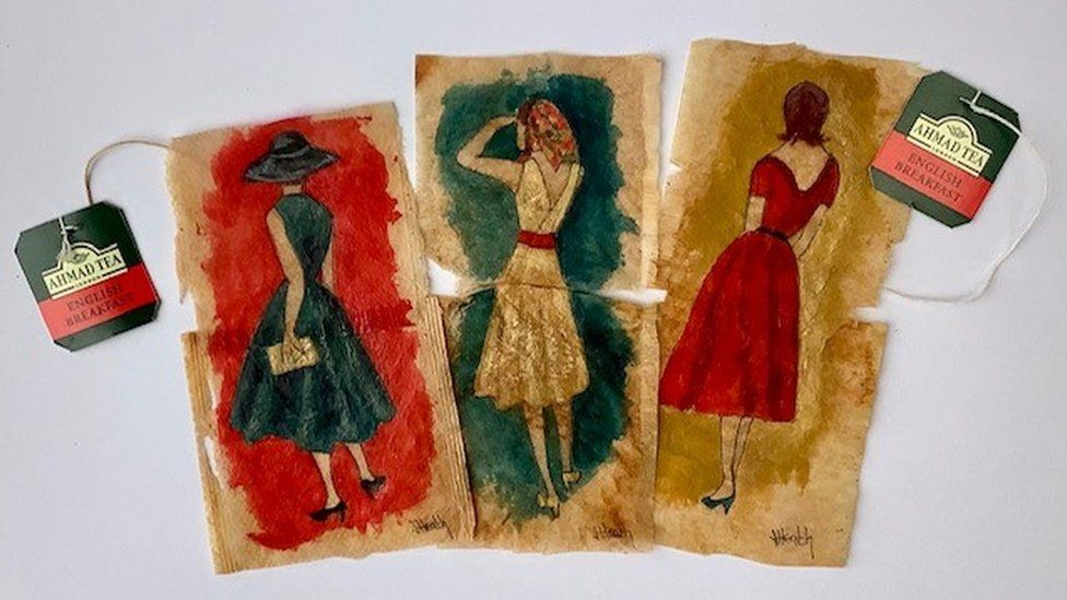 vintage fashion paintings