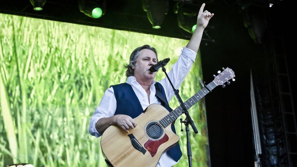 Singer Bruce Guthro performs in Berlin in June