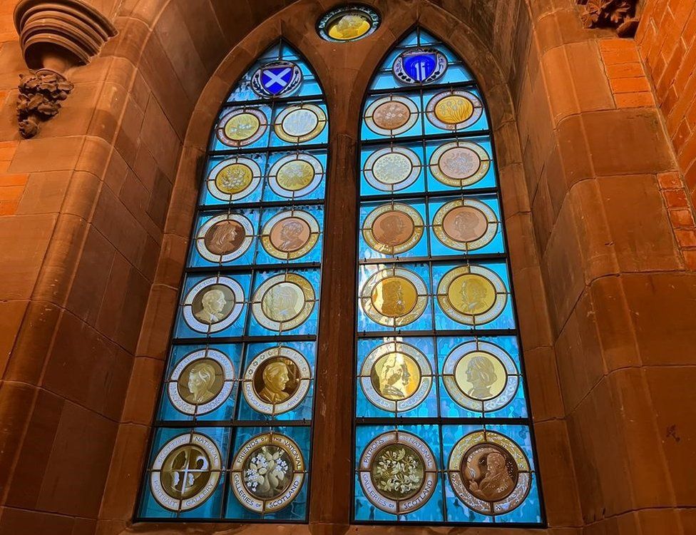 Donor Window in the Scottish Portrait Gallery