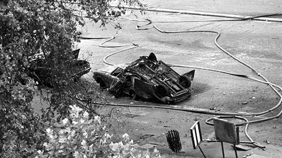 Car used in Hyde Park bombing