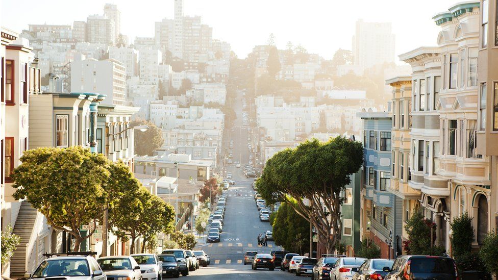 Street view of San Francisco