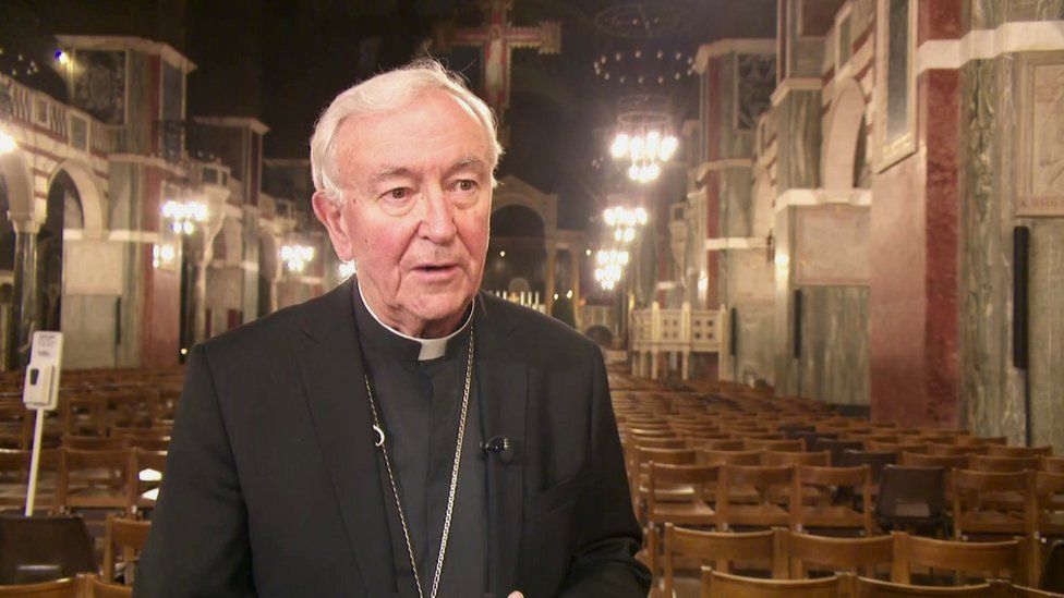 Cardinal Vincent Nichols at Westminster Cathedral