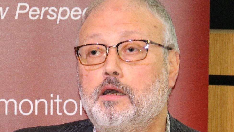 Jamal Khashoggi speaks at an event hosted by Middle East Monitor in London, (29 September 2018)