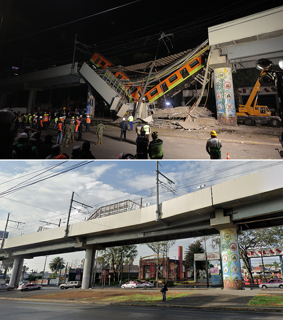 Mexico City metro: Fears structural failure behind deadly crash