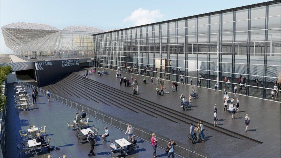 Stansted Airport Announces New 130m Arrivals Terminal BBC News