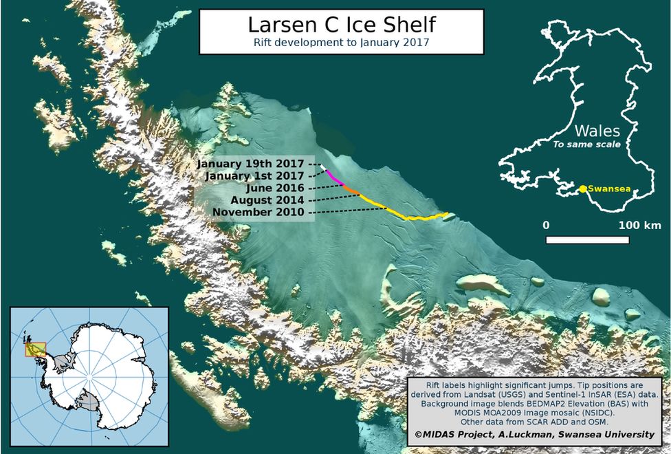 Larsen C graphic