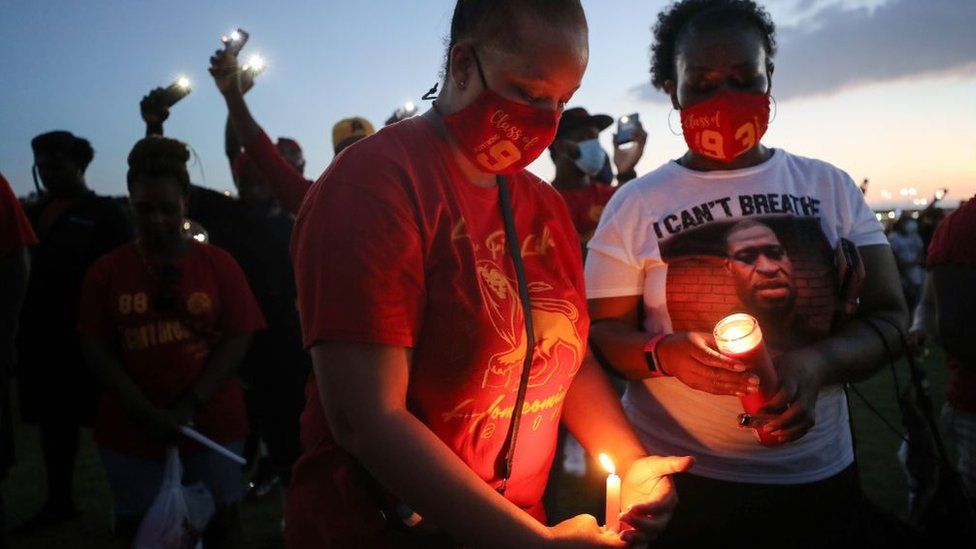 George Floyd: Thousands Pay Their Respects At Final Memorial In Houston ...