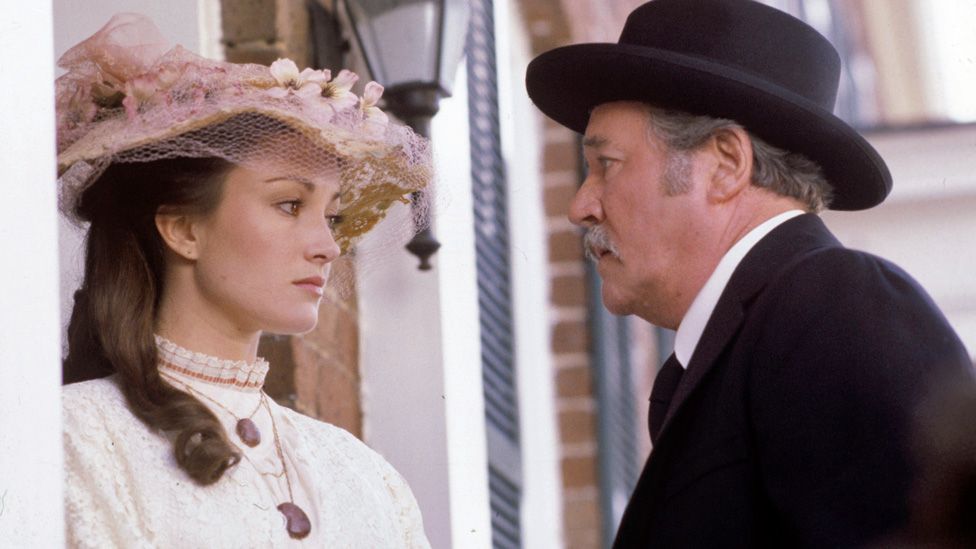 Jane Seymour and M Emmet Walsh in East of Eden in 1981