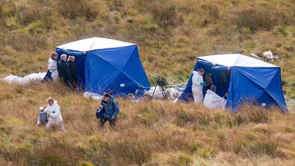 Experts search Saddleworth Moor for the remains of Keith Bennett
