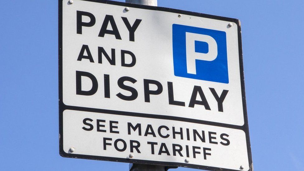 Pay and Display car park sign