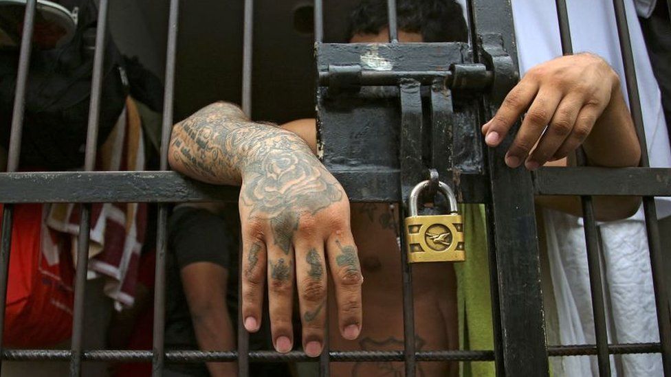 Prisoner in a Colombian jail