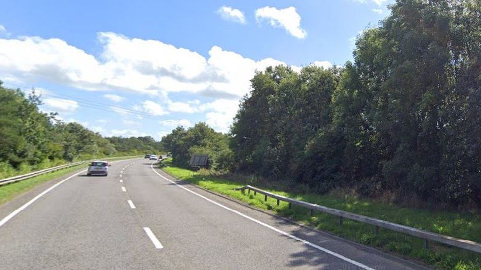 A man was killed in an accident on the A40 in Haverfordwest