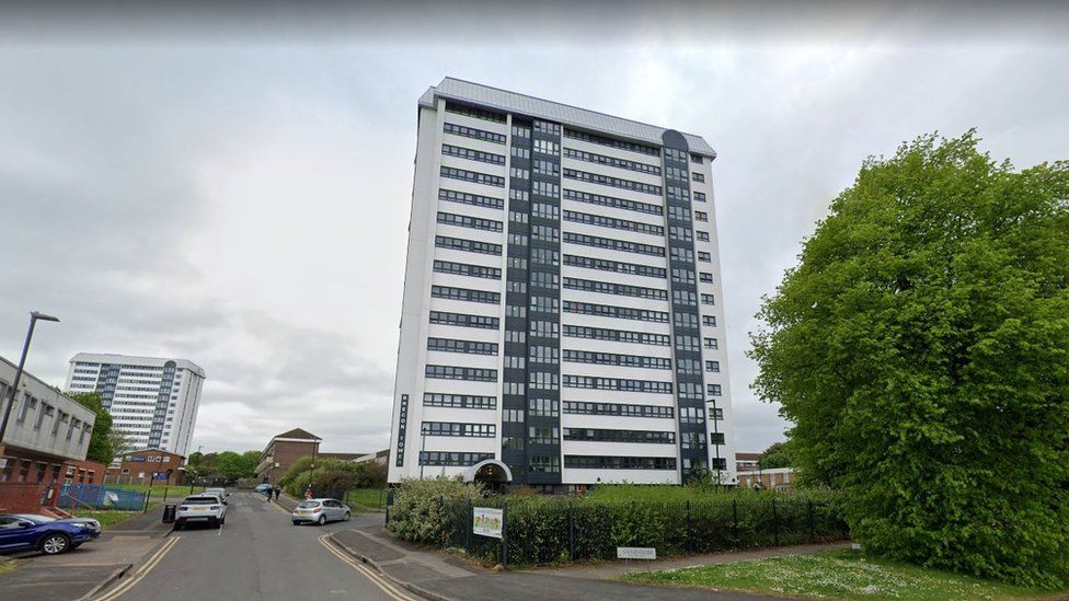 General view of Guild Close in Ladywood, Birmingham